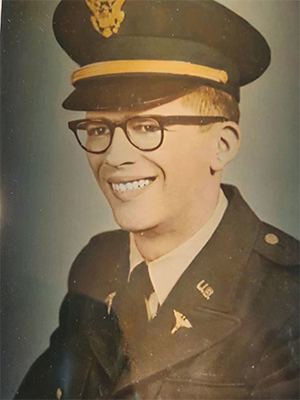 Picture when he entered the US Army Reserves