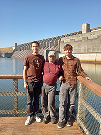 My father with my two sons.(Georgia Holiday, 2025)